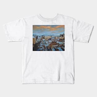 Rooftops of Paris. Kids T-Shirt